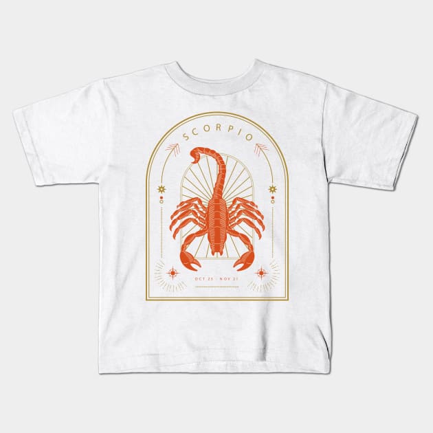 Scorpio Kids T-Shirt by Javio